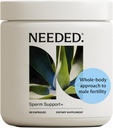 Needed. Sperm Support - Fertility Supplements for Men - Clinically Studied Botanical Ingredients for A Whole Body Approach to Male Fertility - Prenatal Vitamins - 60 Capsules, 30 Day Supply