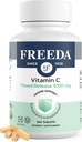 FREEDA Vitamin C - Timed Release 1000mg – Slow-Release for All-Day Immune & Antioxidant Support, Gentle on Stomach, Kosher & Vegan, High-Absorption Tablets (250 Tablets)