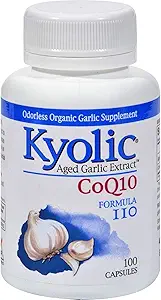 Kyolic Formula 109 Εβδομαδιαίο εκχύλισμα σκόρδου με CoQ10 Καψάκιο - 100 ανά συσκευασία - 3 συσκευασίες ανά θήκη.