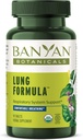 Banyan Botanicals Lung Formula – Βιολογική αναπνευστική υποστήριξη για την υγεία των πνευμόνων – Φυτική ανάμειξη με Licorice, Tulsi Leaf, και άλλα βότανα για την υγεία των πνευμόνων – 90 δισκία – Μη GMO Fair for Life Vegan