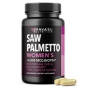 Πριόνι Palmetto για γυναίκες με Biotin 5000mcg - Ισχυρό DHT μπλοκέρ για την υποστήριξη των μαλλιών, το δέρμα, και την υγεία των νυχιών - 60 Count - Vegan, μη-GMO βιταμίνη για ισχυρότερη, Fuller Looking κλειδαριές - 1 μήνα προσφοράς