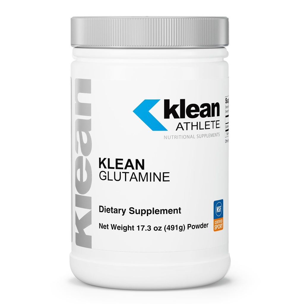 Klean Athlete Klean Glutamine - Ανοσία Υποστήριξη & Υγεία των Ούλων* - Amino Acids Συμπλήρωμα - NSF Πιστοποιημένο για Αθλητισμό - Μη ΓΤΟ, Χωρίς Γλουτένη & Vegan - 17,3 oz