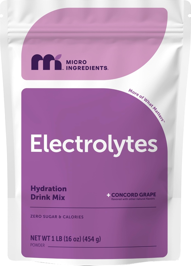 Micro Ingredients Hydration Electrolyte Powder, 1lb (69 μερίδες) 