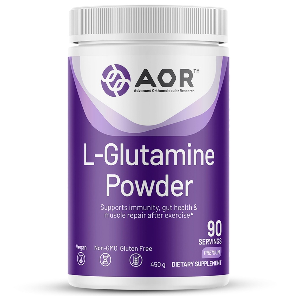 L-Glutamine σκόνη 450g, υποστηρίζει την ανοσία και την υγεία των ούρων, συμπλήρωμα διατροφής, 90 υπηρεσίες