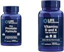 Life Extension Ultra Prostate Formula, Saw Palmetto για τους άνδρες, pygeum, τσίμπημα Νετλ & Βιταμίνες D και K με Sea-Iodine, Βιταμίνη D3, Βιταμίνη K1 και K2, Ιώδιο