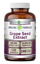Amazing Formulas Grape Seed 800 Mg Extract (20:1) 