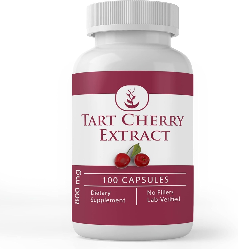 PURE ORIGINAL INGREDIENTS Tart Cherry Extract (100 κάψουλες) Πάντα καθαρό, χωρίς πρόσθετα ή πληρωτικά, Εργαστήριο Επαληθευμένο