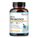 ΦΥΣΗ ΣΤΟΧΟΣ Προβιοτικά για τους άνδρες Digestive Health with Enzymes & Prebiotics, 100 δισεκατομμύρια CFUs, ανδρικά προβιοτικά με Saw Palmetto & Cranberry για Prostate & Urinary Tract Health, 90 VeggieCapsules