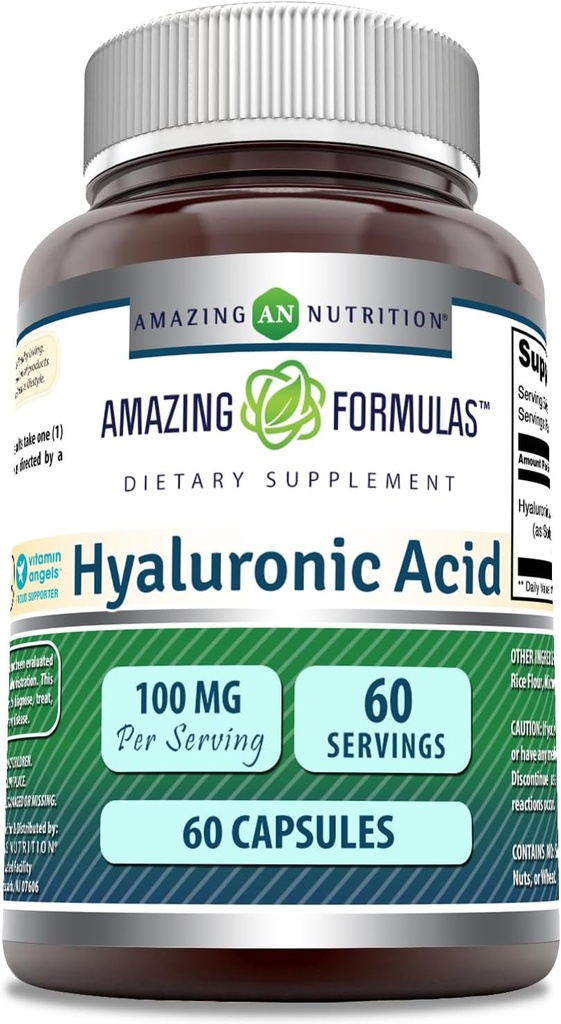 Amazing Formulas Hyaluronic Acid 100 Mg Συμπλήρωμα 