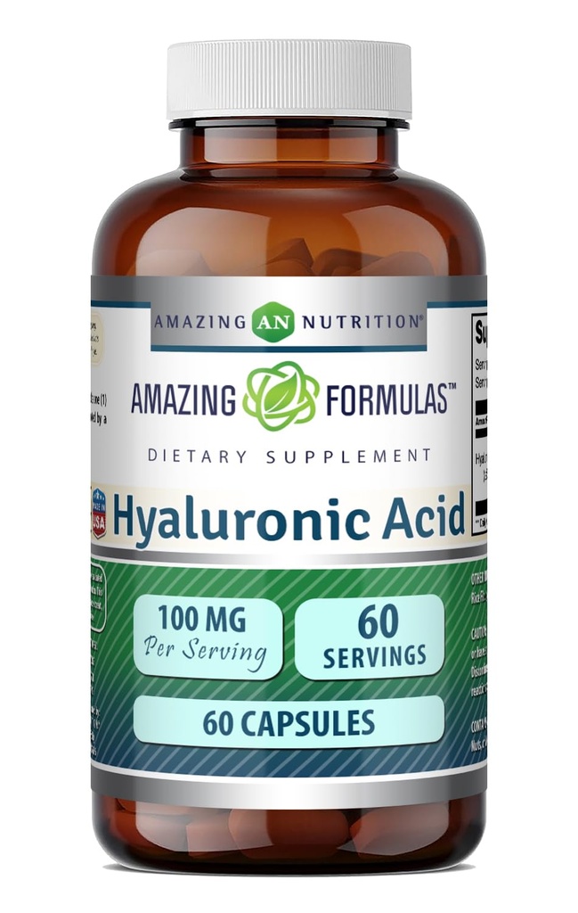 Amazing Formulas Hyaluronic Acid 100 Mg Συμπλήρωμα 