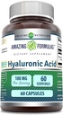 Amazing Formulas Hyaluronic Acid 100 Mg Συμπλήρωμα 