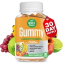 Παιδική Gummy Multivitamin - Πλήρης Καθημερινή Απαραίτητα Παιδικές Βιταμίνες και Ορυκτά για τη συνολική ευεξία, 90 Gummies. Γεύση φρούτων, χωρίς τεχνητή ζάχαρη, γαλακτοκομικά και χωρίς γλουτένη