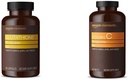Στοιχεία Glutathione, 500mg, 60 κάψουλες, 2 μήνες προσφοράς & βιταμίνης C 1000mg, Vegan, 300 δισκία, 10 μήνες προσφοράς