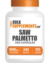BulkSupplements.com Saw Palmetto Extract Κάψουλες - Serenoa Repens, Saw Palmetto συμπλήρωμα - Χωρίς γλουτένη, 2 κάψουλες ανά υπηρεσία, κόμης (πακέτο του 1)