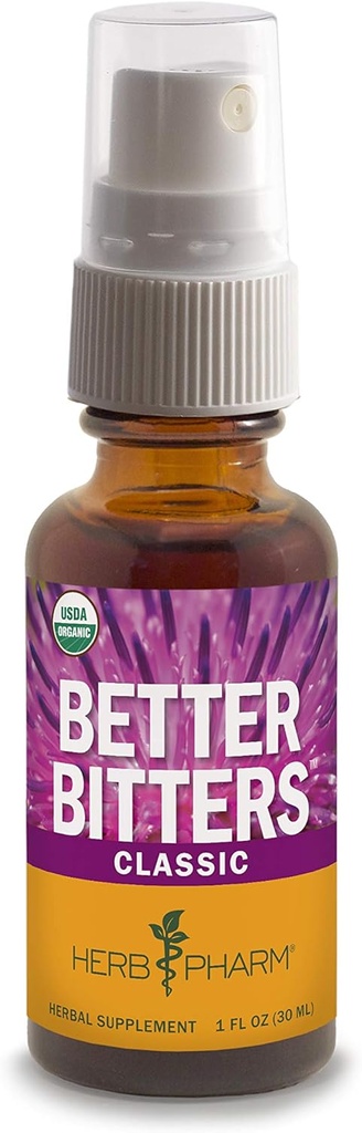 Βότανο Pharm καλύτερη Bitters Πιστοποιημένα οργανικά Digestive Bitters, Classic, 1 ουγγιά