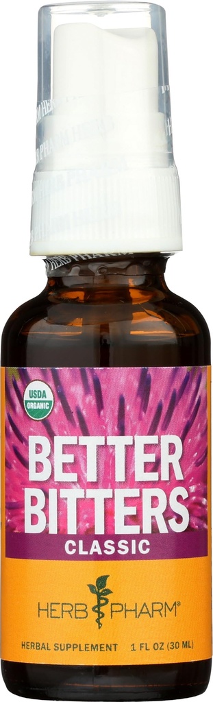 Βότανο Pharm καλύτερη Bitters Πιστοποιημένα οργανικά Digestive Bitters, Classic, 1 ουγγιά