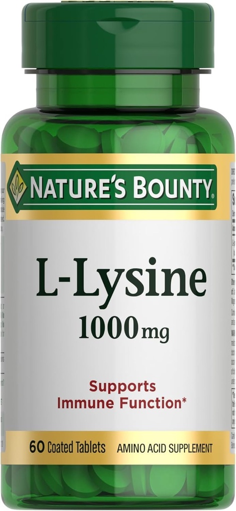 Nature's Bounty L- Lysine, 1000mg, 60 δισκία