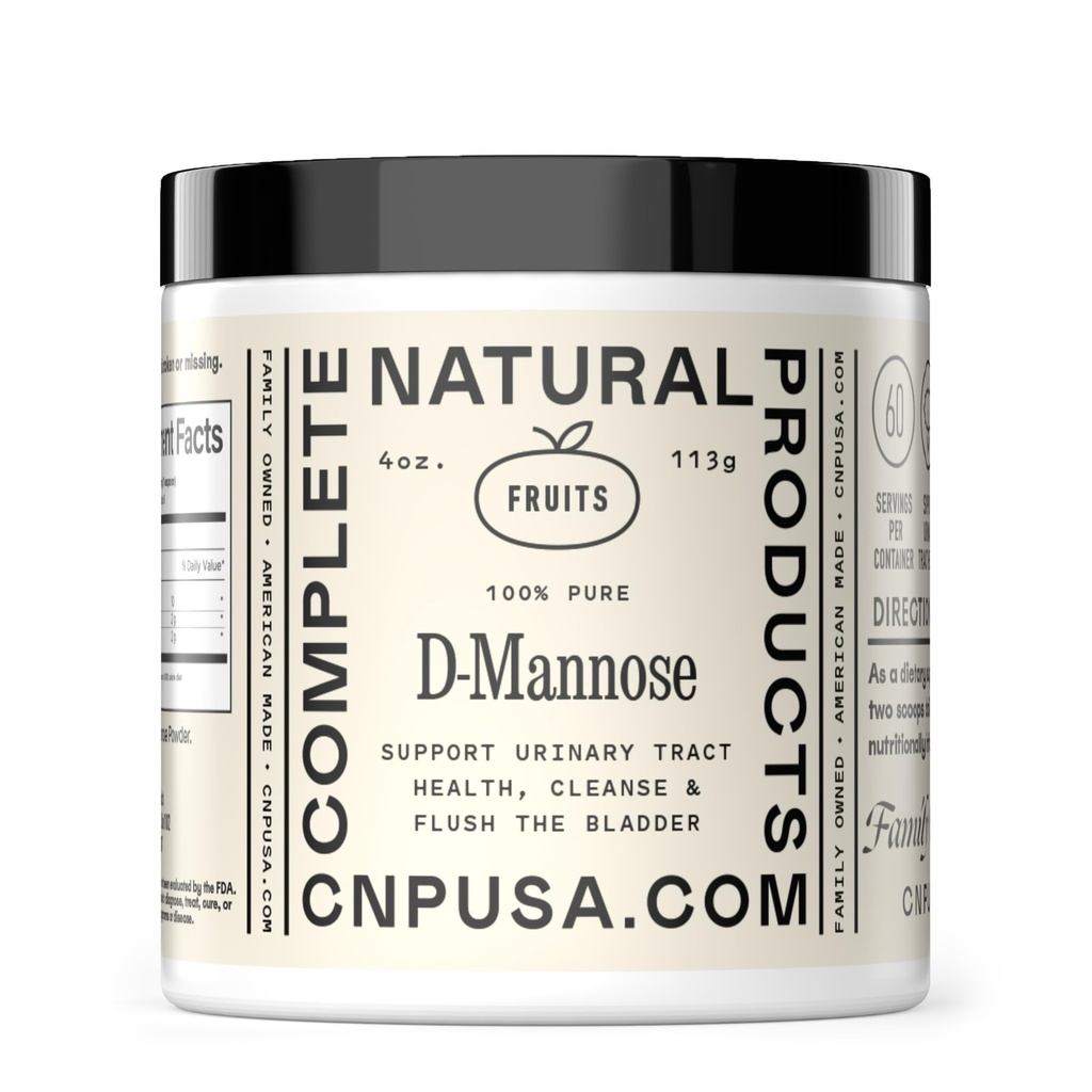 Pure D-Mannose Powder Supplement - D-Mannose 4oz (113g) Περίπου 60 υπηρεσίες για το UTI, Natural Bladder, & Urinary Tract Health