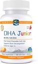 Nordic Naturals Pro DHA Junior, Strawberry - 180 Mini Chewable Soft Gels - 250 mg Σύνολο Omega-3s με EPA & DHA - Ανάπτυξη εγκεφάλου & Οπτική Λειτουργία - Μη-GMO - 45 Υπηρεσίες