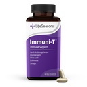 LifeSeasons Immuni-T - Immune Support Supplement - Immunity System Booster - Natural Cold & Flu Relief - Elderberry, Echinacea, Andrographis, Arabinogalactans & Olive Leaf - 90 Capsules