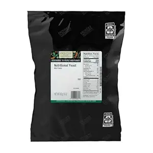 Frontier Co-op Nutritional Yeast Flakes, 1 lb Bulk Bag - Vegan, Fortified, Kosher, Non-Irradiated Seasoning, Dairy-Free Cheese Flavor, Rich in B Vitamins