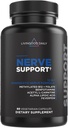 Livingood Daily Nerve Support Supplement for Women & Men, 12-in-1 Nerve Health Formula with methylated B12, Folate, Benfotiamine, Alpha Lipoic Acid & Feverfew, Gluten Free, Non-GMO, 60 Κάψουλες