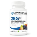 Vitaminerals 2BG+™ B Complex Immune Support High Potency B Complex | Fruits & Veggies Blend | 240 Veggie Caps