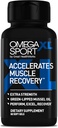 OmegaXL Sport Extra Strength Muscle Recovery Supplement and αναπνευστική υποστήριξη συμπλήρωμα - Βελτιώνει DOMS και ROM, κλινικά υποστηριζόμενο πράσινο-Liped Mussel Oil (60 Softgels)