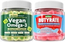 Vegan Omega 3 Gummies + Butyrate Gummies Χωρίς ζάχαρη