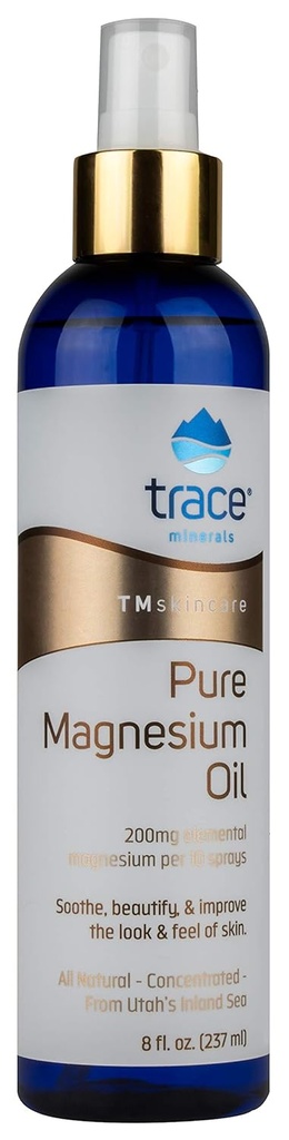 Αμιγές λάδι μαγνησίου ίχνη Ορυκτά 8 oz Oil
