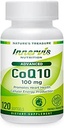 CoQ10 100mg – Υποστήριξη καρδιάς & ενέργειας με ισχυρό αντιοξειδωτικό, 120 Softgels, Easy-to-Swallow 