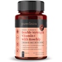 Pureclinica Βιταμίνη C με Rosehip – 2000mg (1000mg VIT C & 1000mg εκχύλισμα Rosehip) x 180 δισκία - 6 Μήνες Προσφορά!