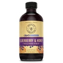 Honey Gardens Elderberry & Honey Immune Syrup - Μαύρο Syrup Elderberry για Ενήλικες & Παιδιά, Συμπλήρωμα Φυσικής Προστατευτικής Ευεξίας Λαρύγγι με Propolis & Organic Apple Cider Vinegar - 8 Fl Oz