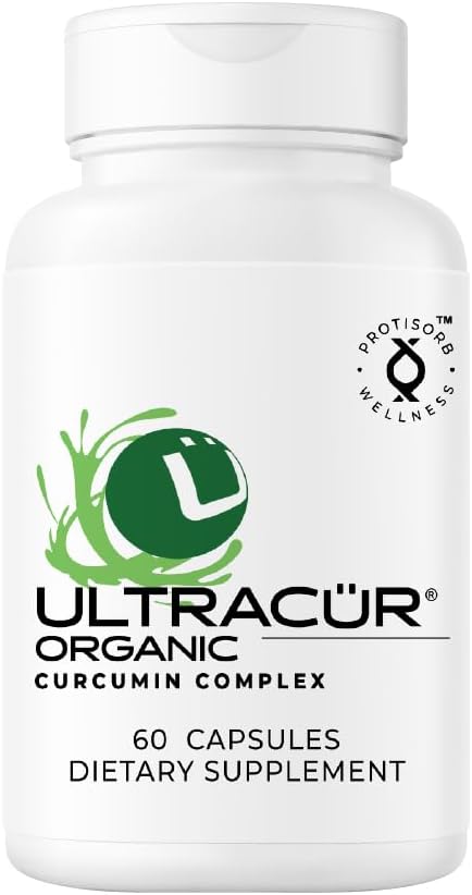 UltraCur Organic USDA Certified - LPSTM Turmeric Curcumin - The Curcumin You Can Feel!TM US Patented Technology - 70% των ανθρώπων αισθάνονται μια σημαντική διαφορά σε μια εβδομάδα, 50% σε 24 ώρες! (60 κόμης)