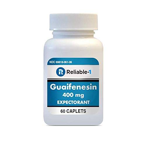 Αξιόπιστα- 1 εργαστήρια Guaifenesin 400 mg Caplets Βήχας και Mucus Relief 