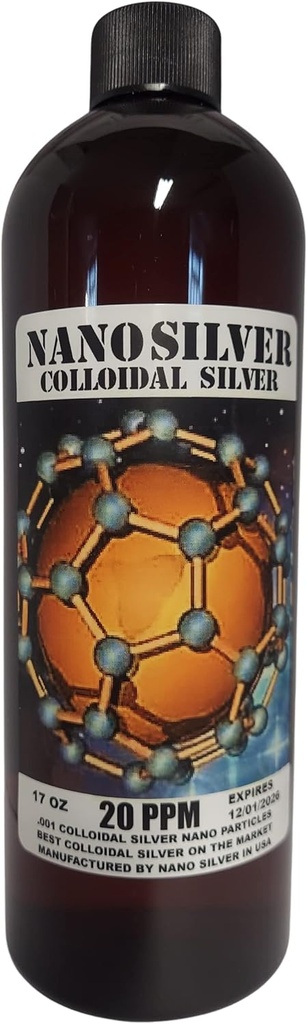 Nano Silver Colloyal Silver 51 Ουγγιά Τρία μπουκάλια 