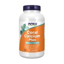 NOW Συμπληρώματα τροφίμων, Coral Calcium Plus, Υγεία των οστών *, Υγιεινή ισορροπία pH *, 250 κάψουλες Veg