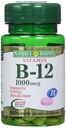 Βιταμίνη Β12 από το Nature's Bounty, το Vitamin Supplement, Υποστηρίζει τον Ενεργειακό Μεταβολισμό και την Υγεία του Νευρικού Συστήματος, 1000mcg, 100 δισκία