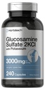 Horbäach Γλυκοσαμίνη Sulfate 2KCI με κάλιο 3000mg 
