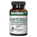 NutraMedix Ανταρκτική Krll Oil 500mg - Συμπλήρωμα ιχθυελαίου - Ωμέγα-3s (EPA & DHA) + Ασταξανθίνη - Κόκκινο Krill συμπλήρωμα για την κοινή, ανοσοποιητική, καρδιά, συκώτι & υποστήριξη του εγκεφάλου (60 Softgels)