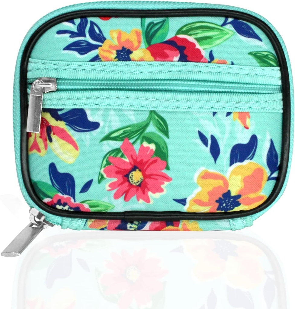 Serfeymi Weekly Travel Pill Organizer Pill Case for Purse with Removable 7 Day Pill Box, Fashionable Travel Medicine Organizer Pill Container for Medicine, Vitamin, Συμπλήρωμα - Green 01