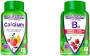 Vitafusion Μασώμενο Ασβέστιο Gummy Βιταμίνες για την υποστήριξη των οστών και των δοντιών & επιπλέον δύναμη Βιταμίνη Β12 Gummy Βιταμίνες για την υποστήριξη του μεταβολισμού και του νευρικού συστήματος Υγεία Υποστήριξη