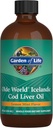 Garden of Life Olde World Icelandic Cod Liver Oil Liquid - Lemon Mint Flavor - 1,000mg Omega 3 Fish Oil, Fatty Acids, EPA, DHA, Vitamin D & A, CLO Supplements for Hearth Health, 47 Servings
