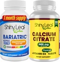Bariatric Multivitamin Iron-Free για γυναίκες και άνδρες Plus Κιτρικό ασβέστιο με βιταμίνη D3, Easy Swallow Caplets, Unflavoured - 1 Μήνες προσφοράς