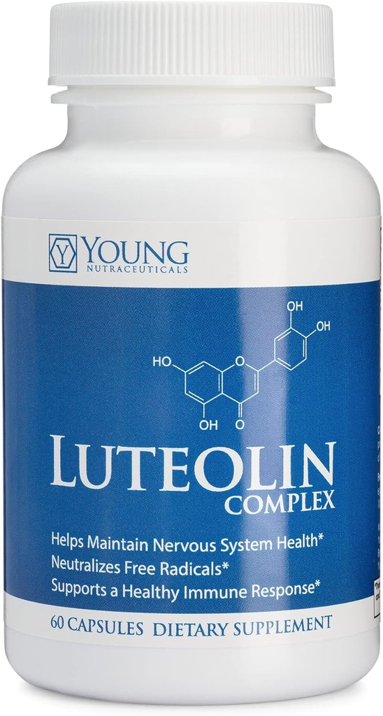 Mirica YoungNutra Luteolin Complex - Υποστηρίζει μια υγιή ανοσοαπόκριση και βοηθά στη διατήρηση της υγείας του νευρικού συστήματος * - 60 κάψουλες