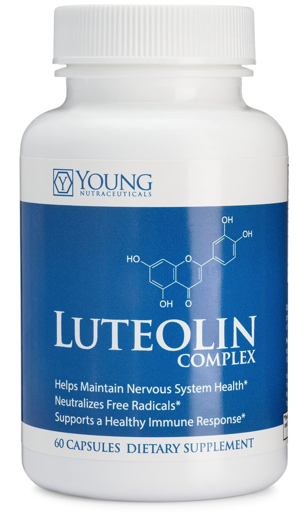 Mirica YoungNutra Luteolin Complex - Υποστηρίζει μια υγιή ανοσοαπόκριση και βοηθά στη διατήρηση της υγείας του νευρικού συστήματος * - 60 κάψουλες