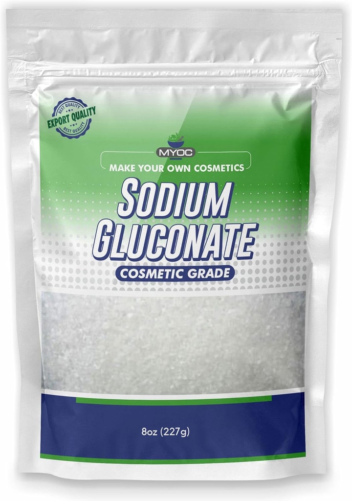 Γλυκονικό Νάτριο Σκόνη – 227 Gm (8 Oz), Γλουκονικό Νάτριο Καθαρό για Δέρμα, Γλυκονικό Νάτριο Καλλυντικό Βαθμός, Γλουκονικό Νάτριο για την παρασκευή Σαπουνιού, Γλουκονικό Νάτριο για Καλλυντικό, Γλυκονικό Νάτριο Μαζικό