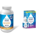 TheraTears 1200mg Omega 3 συμπλήρωμα για τη διατροφή των ματιών, οργανικό λιναρόσπορο Τριγλυκερίδια ιχθυέλαιο και βιταμίνη Ε, 180 Count & ξηροφθαλμία θεραπεία Λιπαντικές σταγόνες ματιών για ξηρά μάτια, 1 fl oz μπουκάλι Twin Pack
