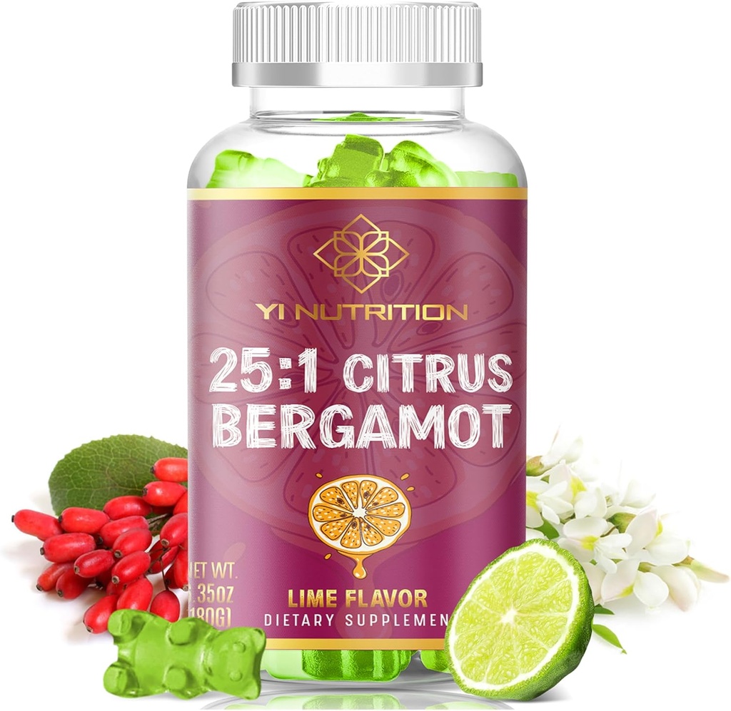 25:1 Citrus Bergamot Gummy - Χωρίς ζάχαρη, χωρίς μαλτιτόλη, υψηλότερη συγκέντρωση