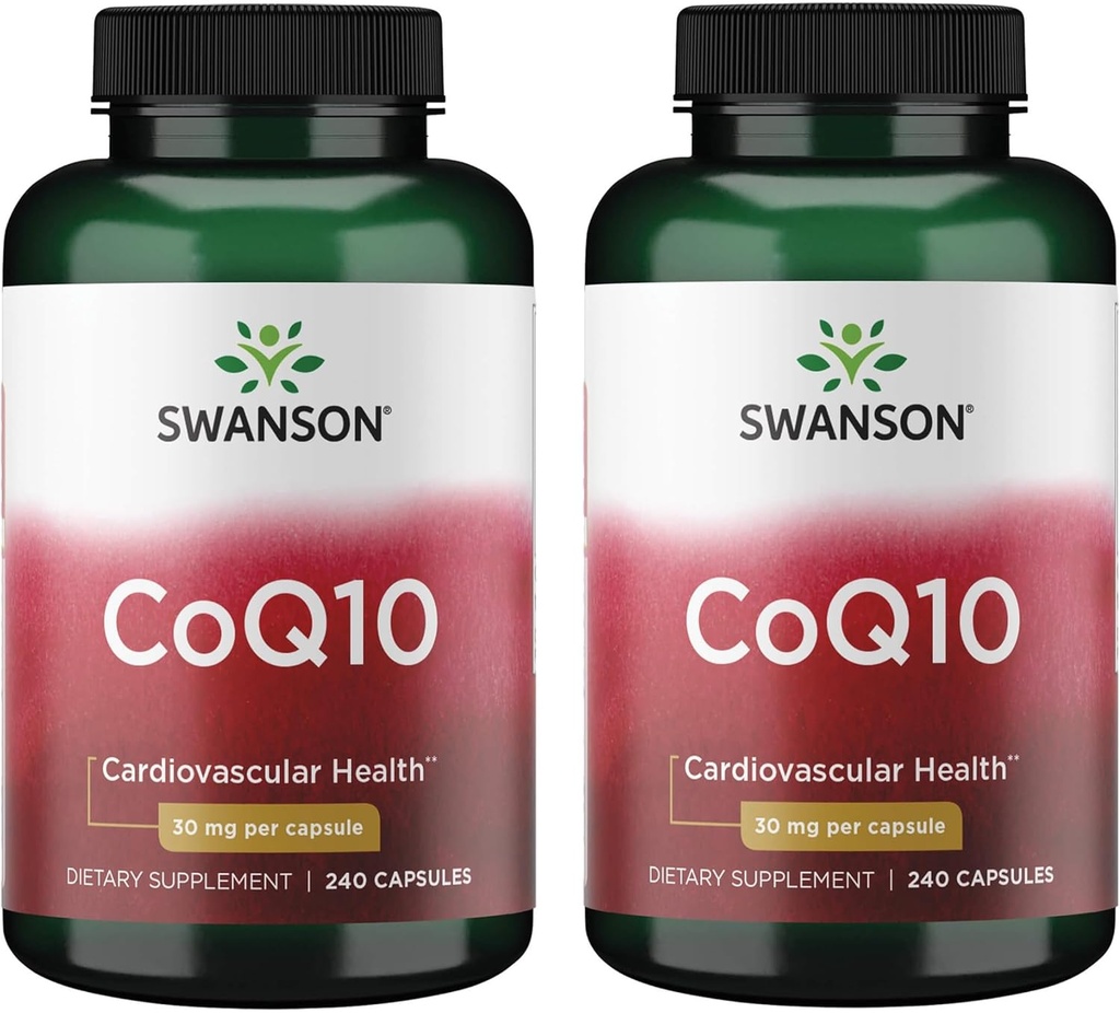 Swanson Coq10 30 mg 240 Caps (2 Συσκευασία)